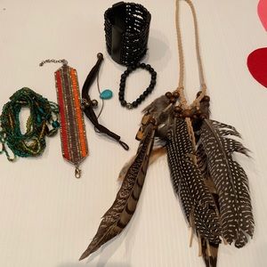 Boho jewelry collection